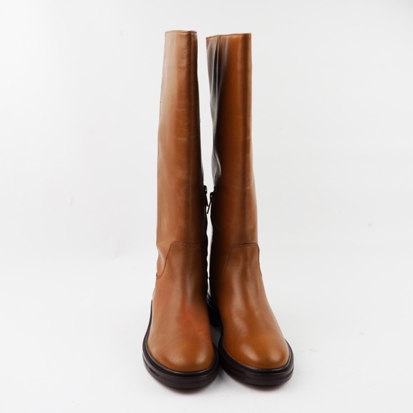 MADEWELL Size 6.5 The Drumgold Boot in Extended Calf Sepia Leather - Picture 8 of 14